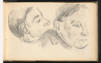 Zwei Köpfe von Paul Cézanne