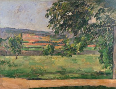 Blick vom Jas de Bouffan, 1875-76 von Paul Cézanne