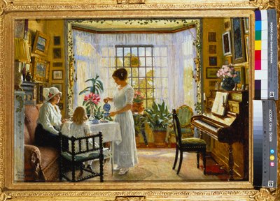 Nachmittagstee, 1914 von Paul Fischer