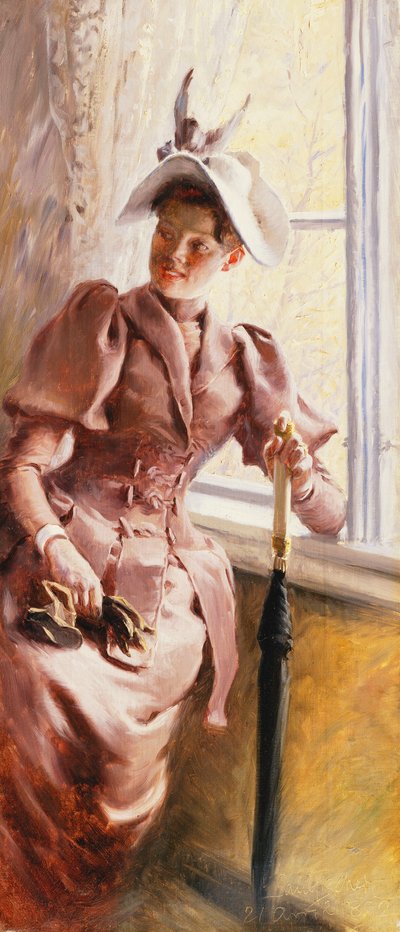 Am Fenster, 1892 von Paul Fischer