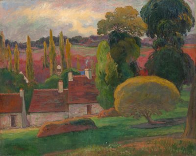 Ein Bauernhof in der Bretagne, ca. 1894 von Paul Gauguin