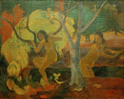 Badende auf Tahiti von Paul Gauguin