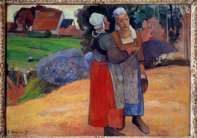 Bretonische Bauern von Paul Gauguin
