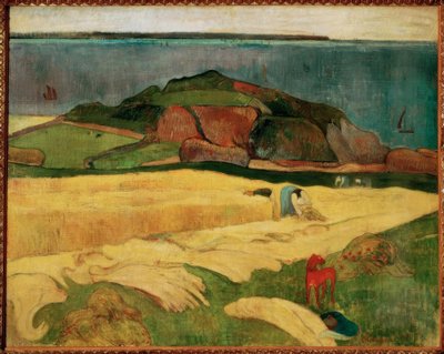 Die Ernte am Meer: Le Pouldu von Paul Gauguin