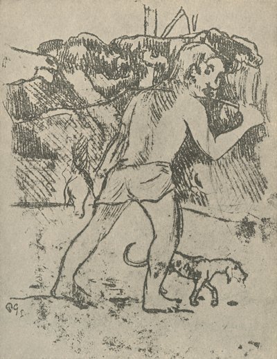 Zeichnung, 1936 von Paul Gauguin