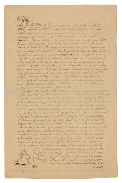 Le sourire: Ernsthafte Zeitschrift, 21. August 1899 von Paul Gauguin