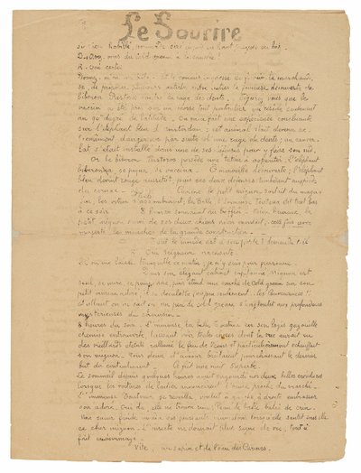 Le sourire: Journal sérieux, 19. September 1899 von Paul Gauguin
