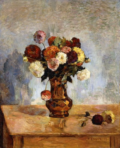Die Dahlien von Paul Gauguin