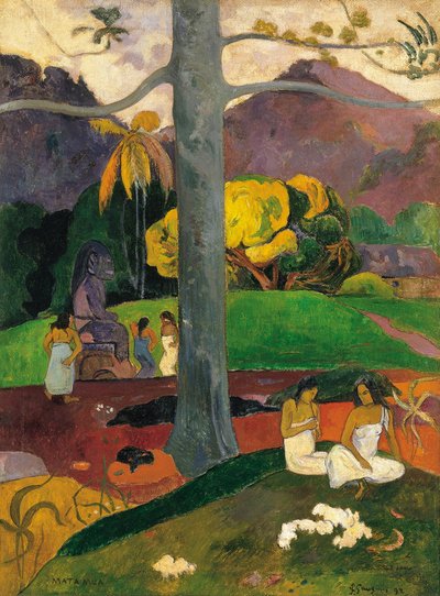 Mata Mua In Olden Times, 1892 von Paul Gauguin