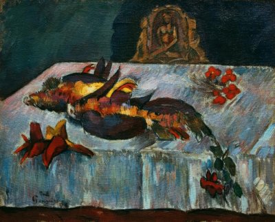 Stillleben mit exotischen Vögeln von Paul Gauguin