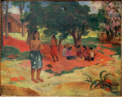 Parau parau (II) von Paul Gauguin