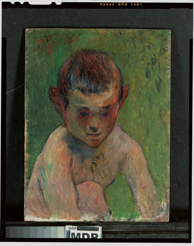 Kleiner bretonischer Badender, 1888 von Paul Gauguin