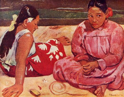 Tahitianische Frauen, 1936 von Paul Gauguin