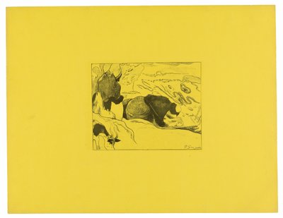 Die Wäscherinnen, aus der Volpini Suite von Paul Gauguin