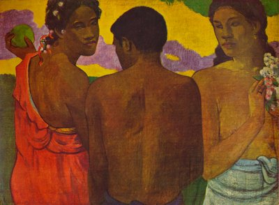 Drei Tahitianer, 1899 von Paul Gauguin