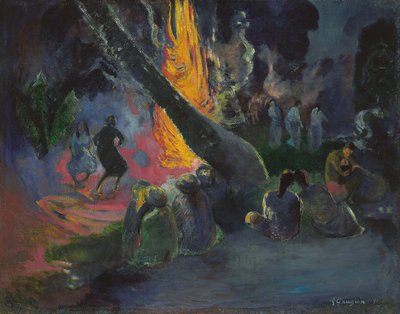 Upa upa Der Feuertanz von Paul Gauguin