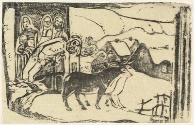 Wegeschrein in der Bretagne von Paul Gauguin