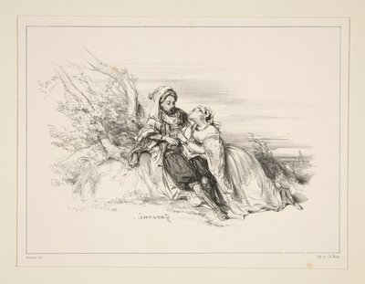 (?) ORIENTALE. von Paul Gavarni