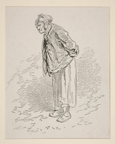 Androgyn von Paul Gavarni