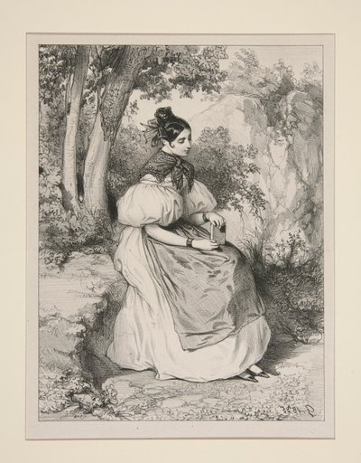 Meditation von Paul Gavarni