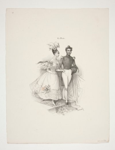 BAL DE L von Paul Gavarni