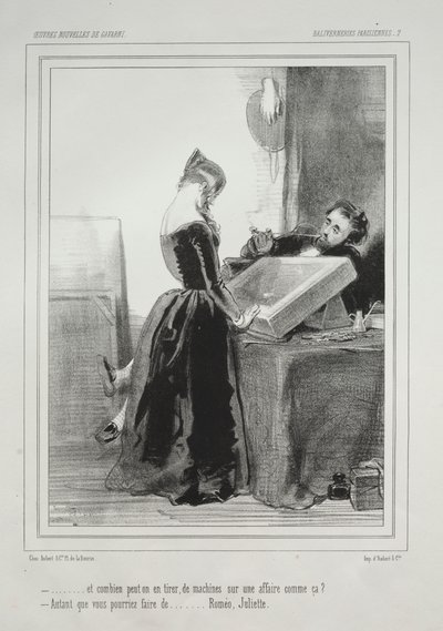 Baliverneries Parisiennes von Paul Gavarni