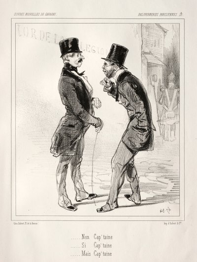 Baliverneries Parisiennes von Paul Gavarni