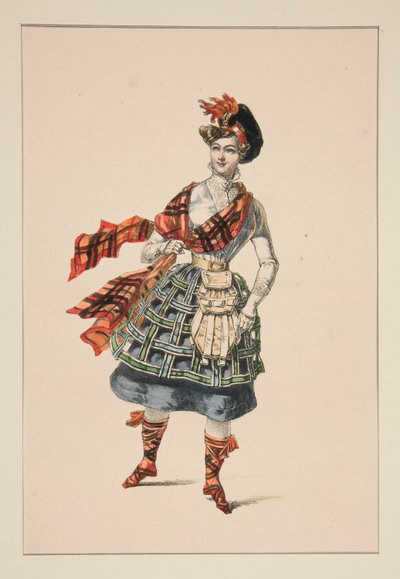 Schottische Kostüme von Paul Gavarni