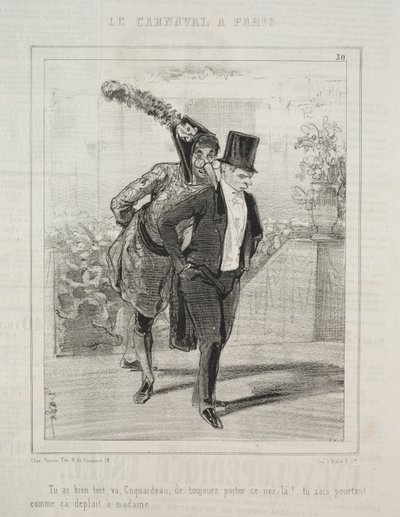 Karneval, 1841-1843 von Paul Gavarni