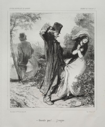 Chemin de Toulon von Paul Gavarni