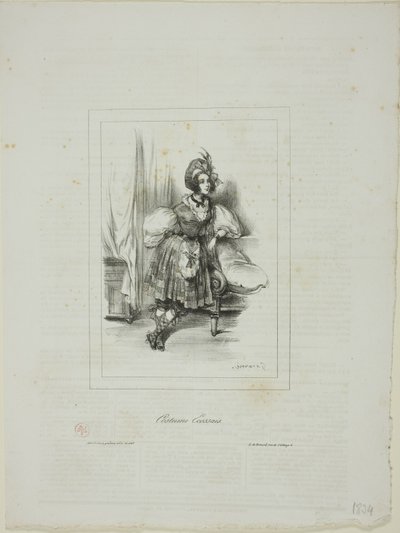 Schottisches Kostüm von Paul Gavarni