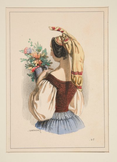 Spanische Fantasie von Paul Gavarni