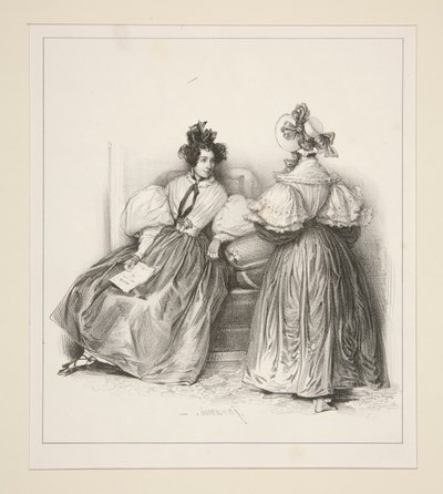 Frauen in Mode von Paul Gavarni