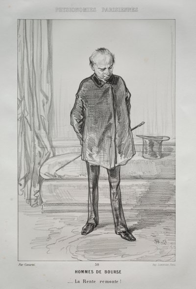 Börsenhändler von Paul Gavarni