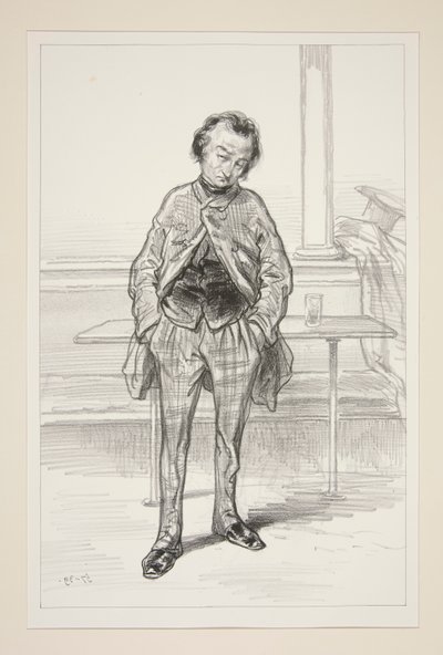 LE COMEDIEN komisch und gerne melancholisch. von Paul Gavarni