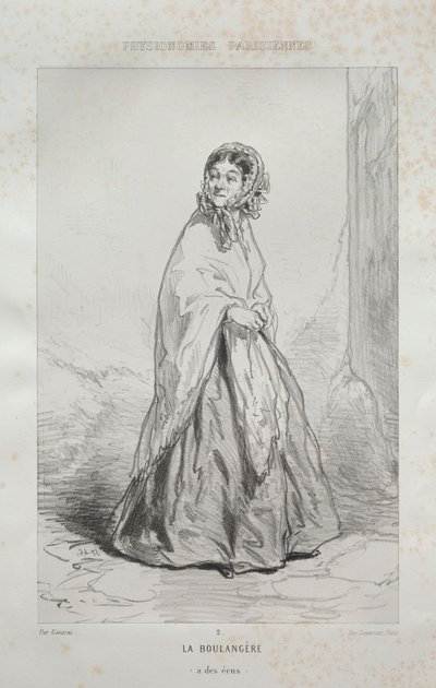 Die Bäckerin von Paul Gavarni