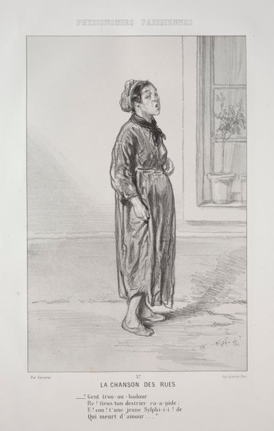 Das Lied der Straßen von Paul Gavarni