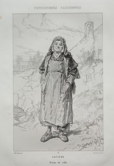 Milchmädchen von Paul Gavarni