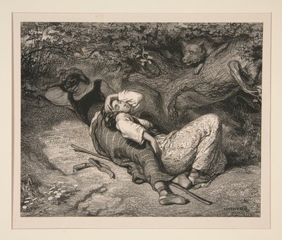 Der Wolf von Paul Gavarni