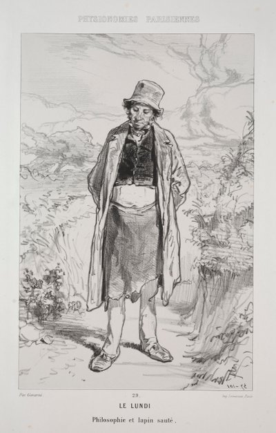 Der Montag von Paul Gavarni