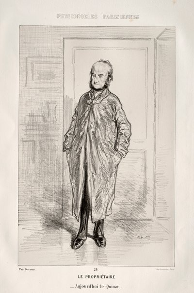 Le Propriétaire von Paul Gavarni