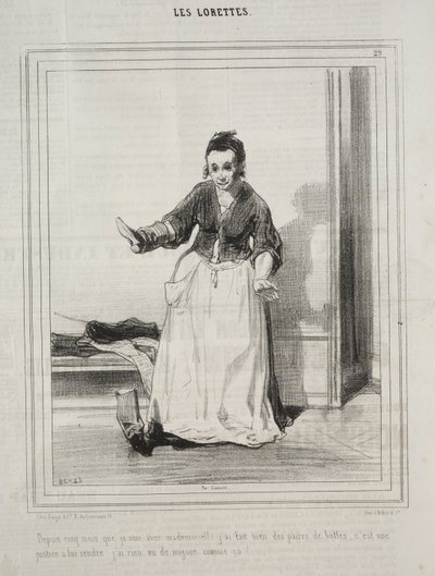 Les Lorettes von Paul Gavarni