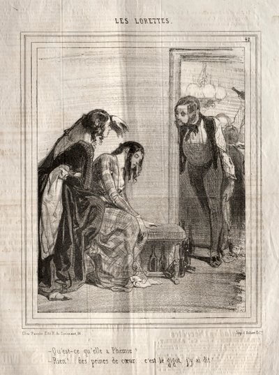 Les Lorettes von Paul Gavarni