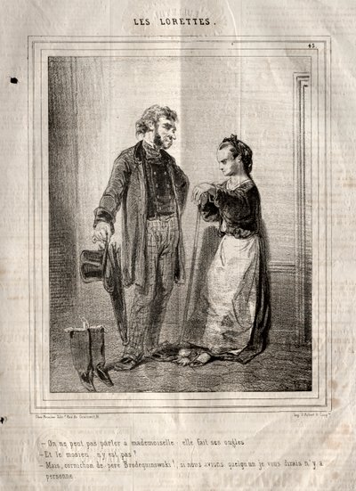 Les Lorettes von Paul Gavarni