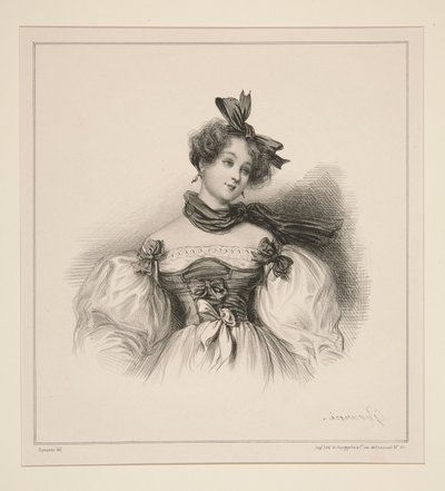 Bäuerin von Rochersberg von Paul Gavarni