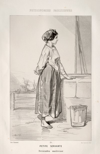 Petite Servante von Paul Gavarni
