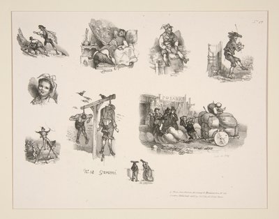 Petites figures XVII. von Paul Gavarni