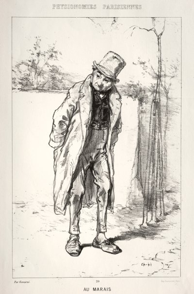 Physionomies Parisienne: Im Marais von Paul Gavarni