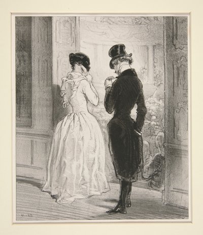 Eine Eroberung von Paul Gavarni