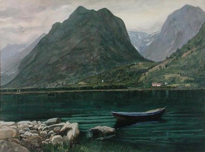 Norwegische Landschaft von Paul Gerhard Rosen